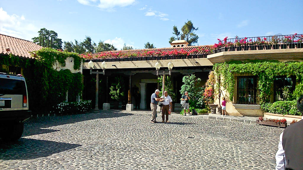 Our hotel in Antigua