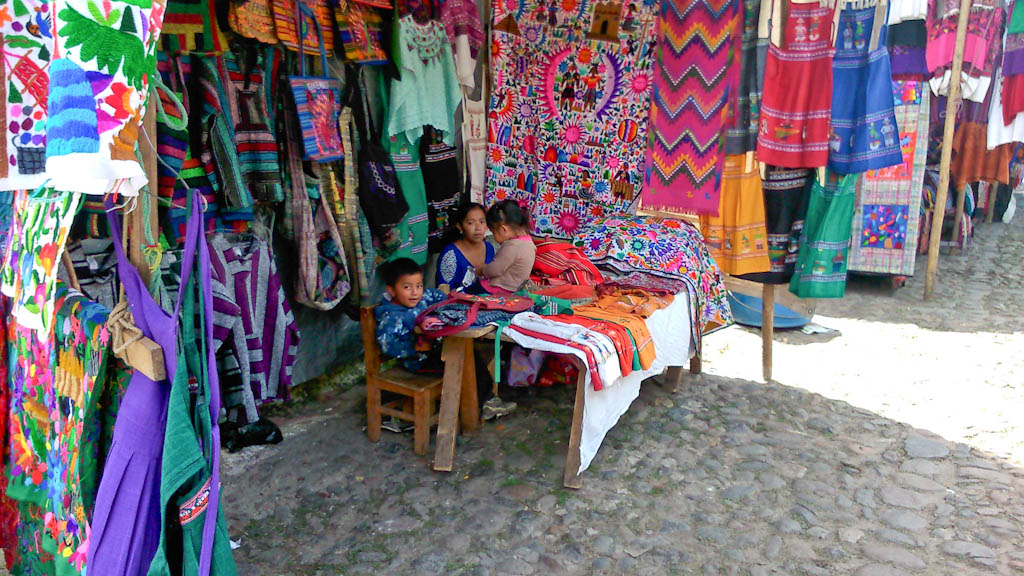 Market stall in Chichicastenango