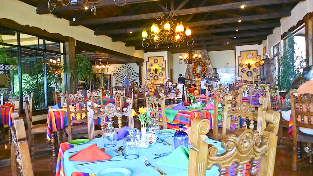 Dining room at the Hotel Atitlan