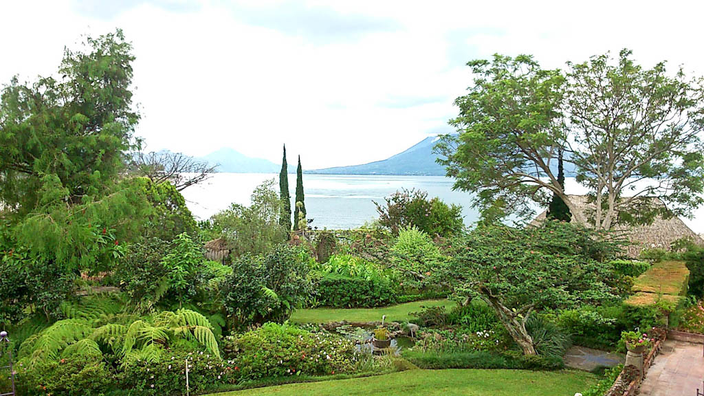 View from our room at the Hotel Atitlan 