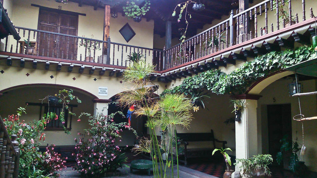 Our hotel in Chichicastenango - built on the ruins of a convent