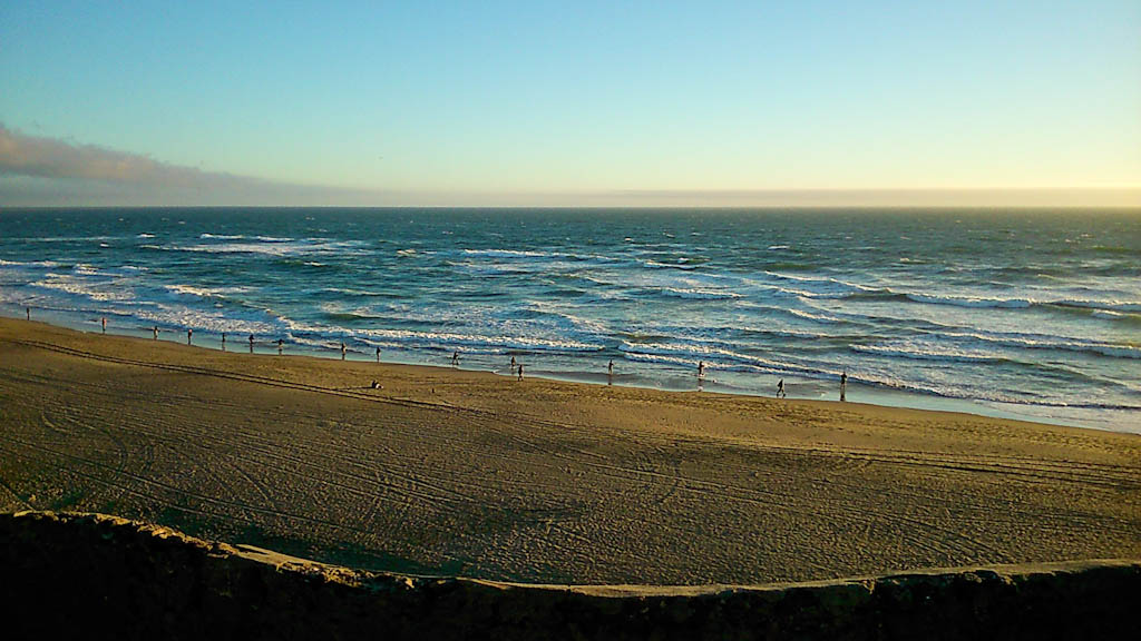 Fishermen on the beach