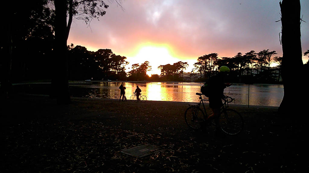 The end of a wonderful day in San Francisco 