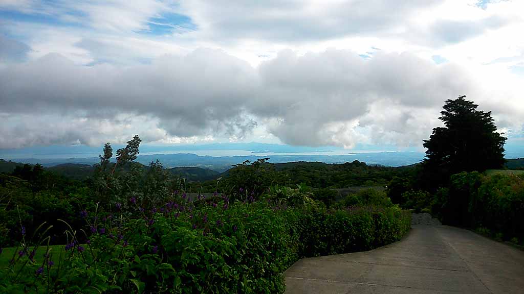 View from hotel room at El Establo in Monteverde