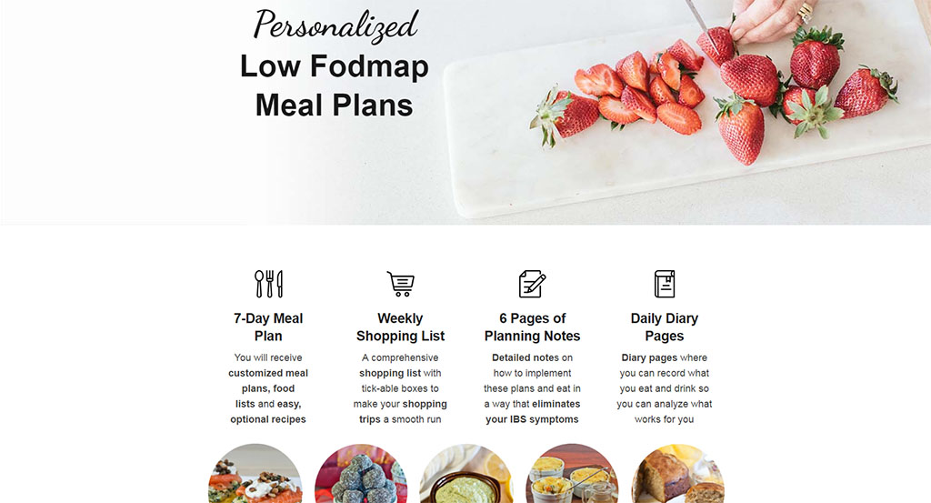 Personalized low Fodmap meal plans