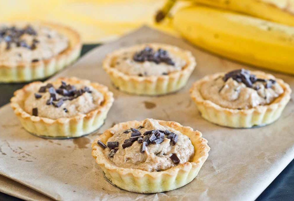 Low Fodmap Peanut Banana Tarts